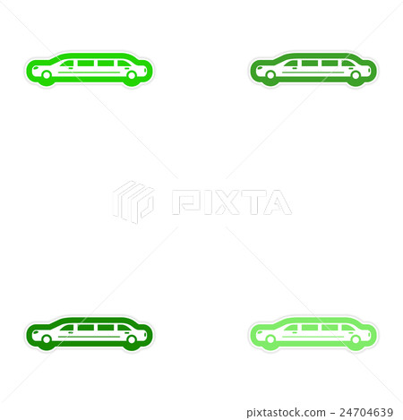 Set of paper stickers on white background wedding Set of paper stickers on white background wedding 24704639