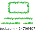 Rectangular frame and decorative ruled line (Sugar Bine) 24706407