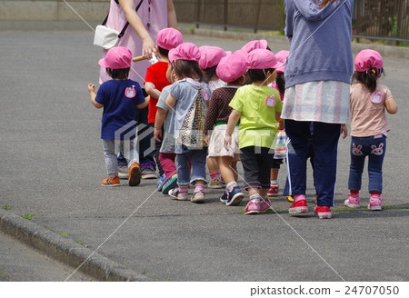Walking for nursery school infant walking walk 24707050