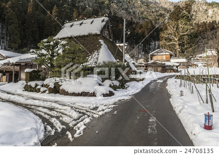 美山町雪景 24708135