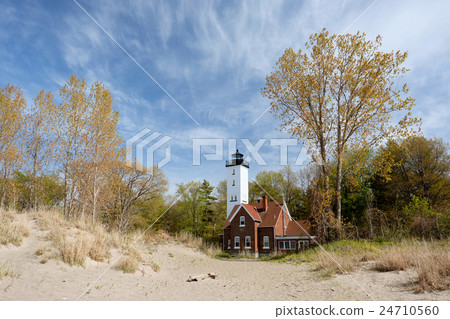 Presque Isle lighthouse, built in 1872 24710560
