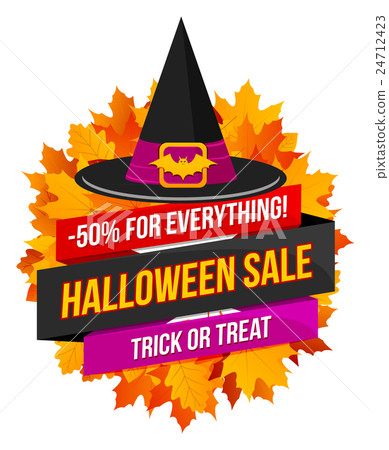 Halloween Sale Logo or Label Halloween Sale Logo or Label 24712423