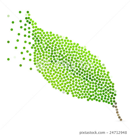 Abstract creative concept vector icon of leaf for 24712948