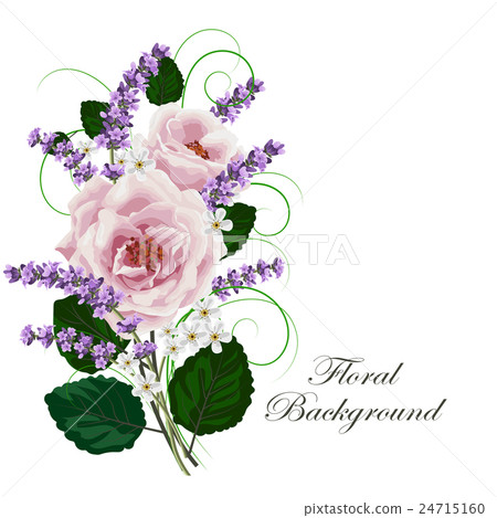 Floral vector background Floral vector background 24715160