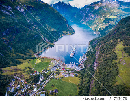 Geiranger fjord, Norway. Geiranger fjord, Norway. 24715478