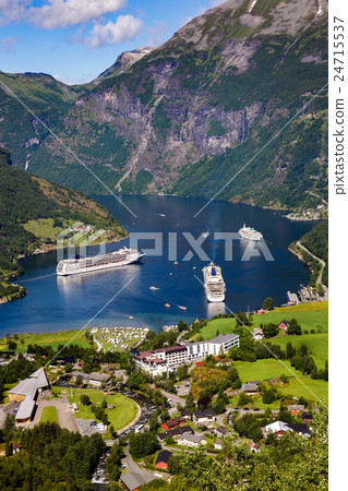Geiranger fjord, Norway. Geiranger fjord, Norway. 24715537