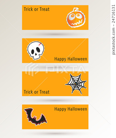Halloween website banner Halloween website banner 24716131