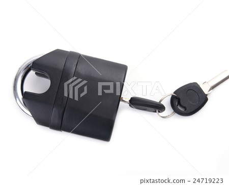 padlock isolated 24719223
