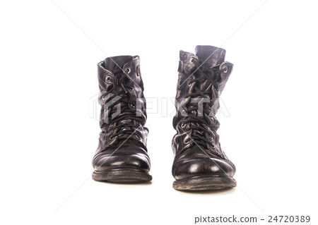 old black combat boots  24720389