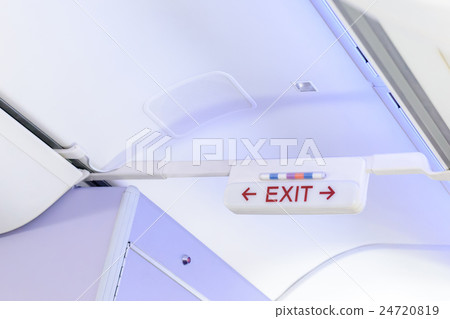Emergency Exit Row In Airplane 24720819