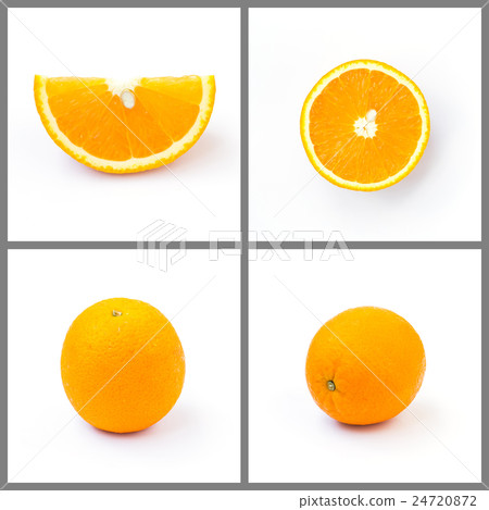 set of orange isolated on white set of orange isolated on white 24720872