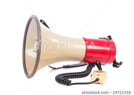 megaphone on white background 24721438