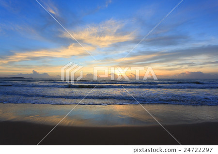 sunrise sky in the morning with colorful cloud 24722297