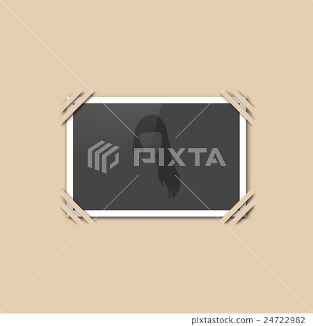 Blank retro photo, vector illustration. Blank retro photo, vector illustration. 24722982