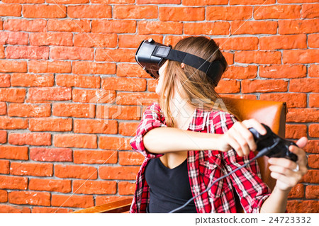 technology, virtual reality, entertainment and 24723332