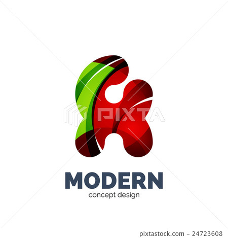 Vector set of abstract letter business logo icons 24723608