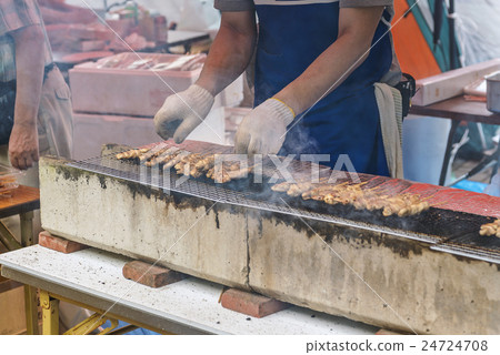 Festival stall scenery Festival stall scenery 24724708