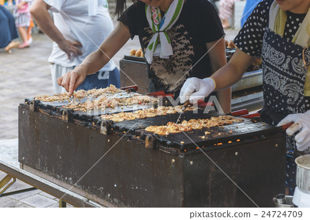 Festival stall scenery Festival stall scenery 24724709
