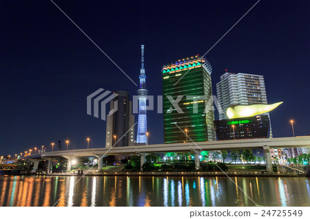 Tokyo Sky Tree Disaster Day Day White Light Up 24725549