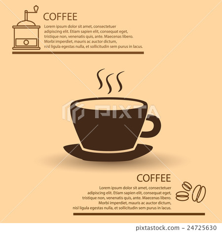 coffee cup simple brown infographics theme coffee cup simple brown infographics theme 24725630