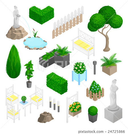 Garden Park Landscape Elements 24725866