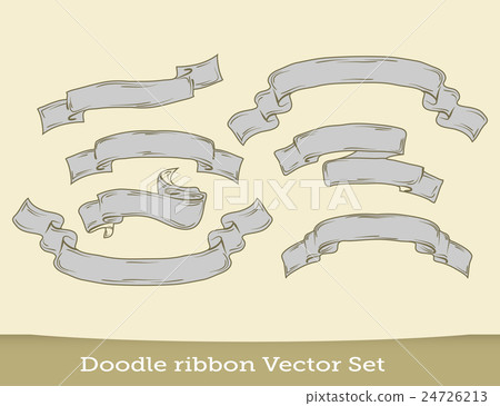 ribbons set isolated on white background. Vector - Stock Illustration ...