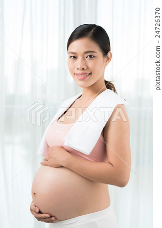 After practicing yoga 24726370