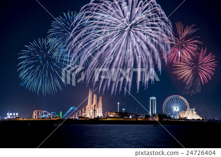 Fireworks of Nagashima Spaland in Mie Prefecture 24726404