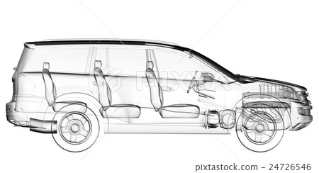 isolated transparent car image 24726546