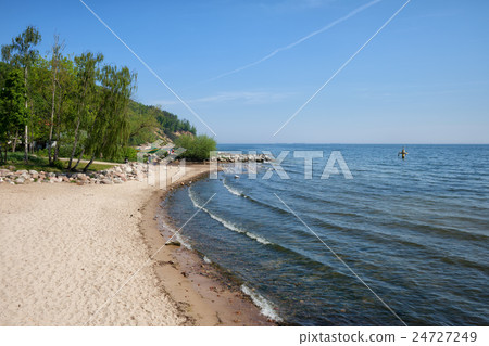 Beach in Gdynia Orlowo in Poland 24727249