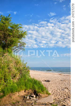 Beach at Baltic Sea in Wladyslawowo 24727270