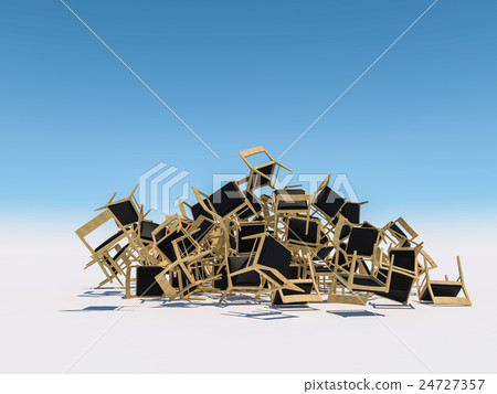 倒塌的椅子 24727357