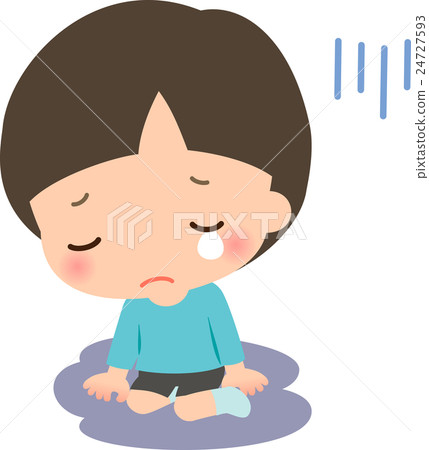 小男孩獨自哭了 24727593