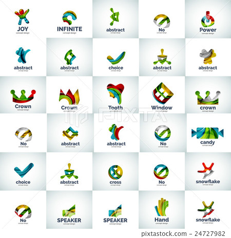 Vector abstract business logo collection Vector abstract business logo collection 24727982