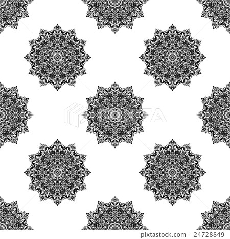 Seamless Vector Baroque Pattern Seamless Vector Baroque Pattern 24728849