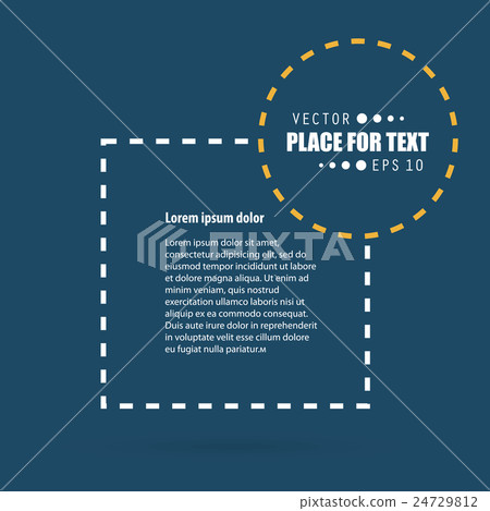 Abstract concept vector empty speech square quote 24729812