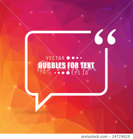 Abstract concept vector empty speech square quote Abstract concept vector empty speech square quote 24729828