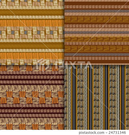 Ethnic seamless pattern set 24731346