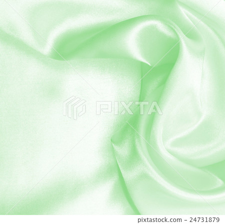 Smooth elegant green silk or satin texture Smooth elegant green silk or satin texture 24731879
