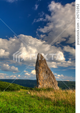 Millennium menhir on the hill 24731952