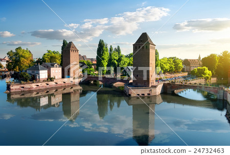 Covered bridge in Strasbourgh 24732463