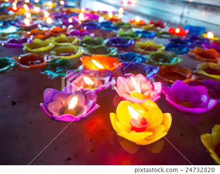 Birthday colorful candle 24732820