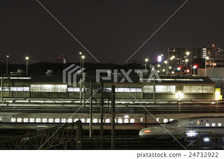 東海道新幹線的車輛基地(Oii基地) 東海道新幹線的車輛基地(Oii基地) 24732922