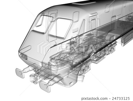 isolated transparent train image isolated transparent train image 24733125