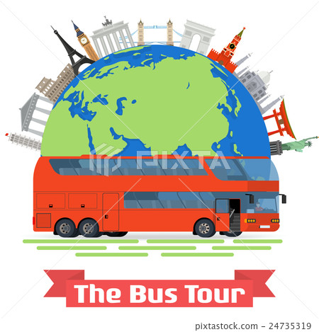 The Bus Tour of Europe and popular landmarks 24735319