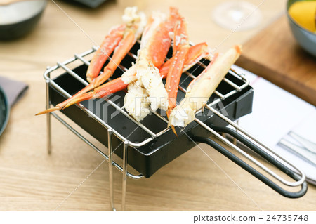 Crab legs in restaurant Crab legs in restaurant 24735748
