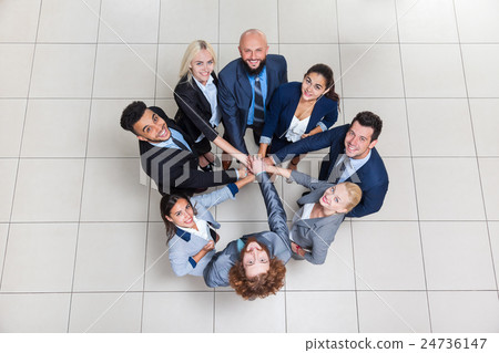 Business People Group Stand In Circle Business People Group Stand In Circle 24736147