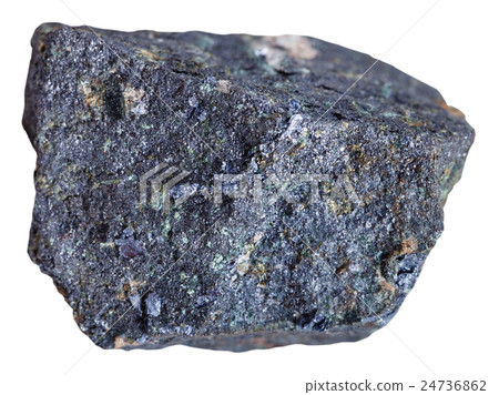 Molybdenite stone isolated on white Molybdenite stone isolated on white 24736862