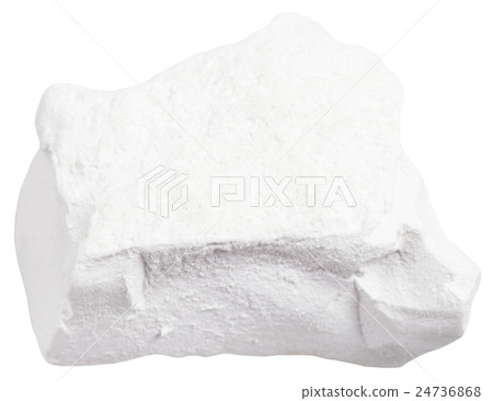 natural Chalk stone isolated 24736868