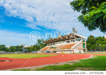 Sport athletics running track Sport athletics running track 24739296